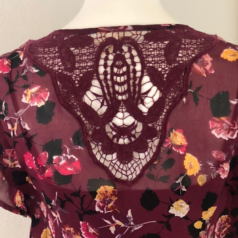 Meadow Rue floral print top